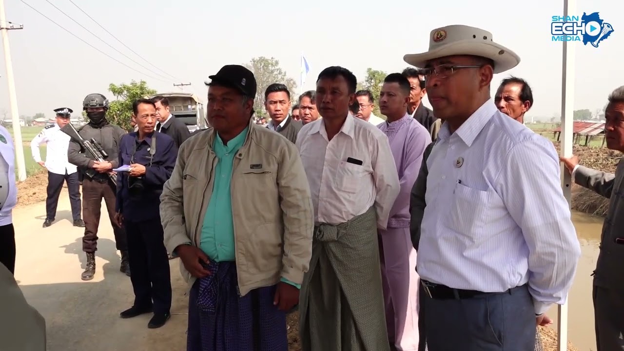 ရှမ်းပြည်နယ်ဝန်ကြီးချုပ်ရွှေညောင်-ညောင်ရွှေ(၈/၀)မိုင်လမ်းပြုပြင်နေမှု၊ နွေစပါးဧက(၁၀၀)စိုက်ပျိုးနေမှု