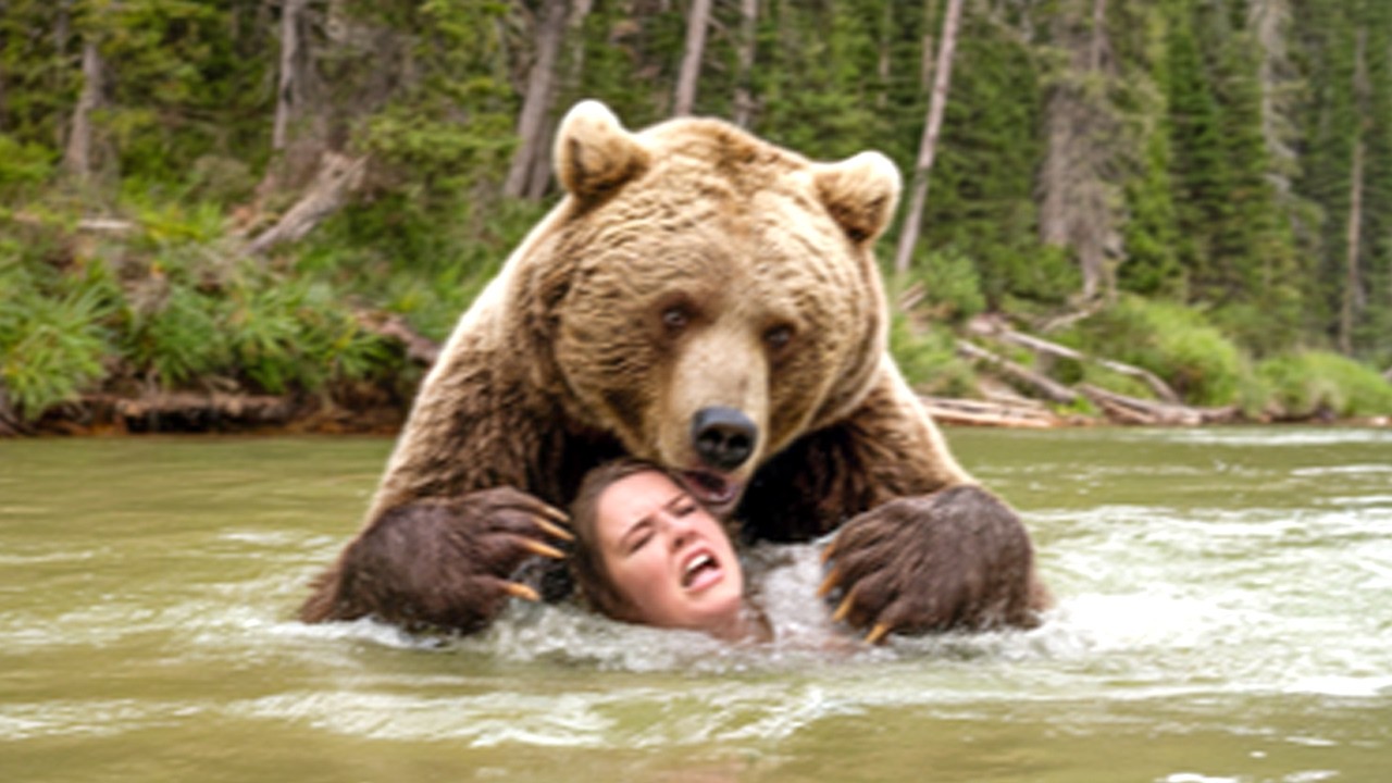 Grizzly Bear Drowns & Kills Female Hiker on September 12th, 2024