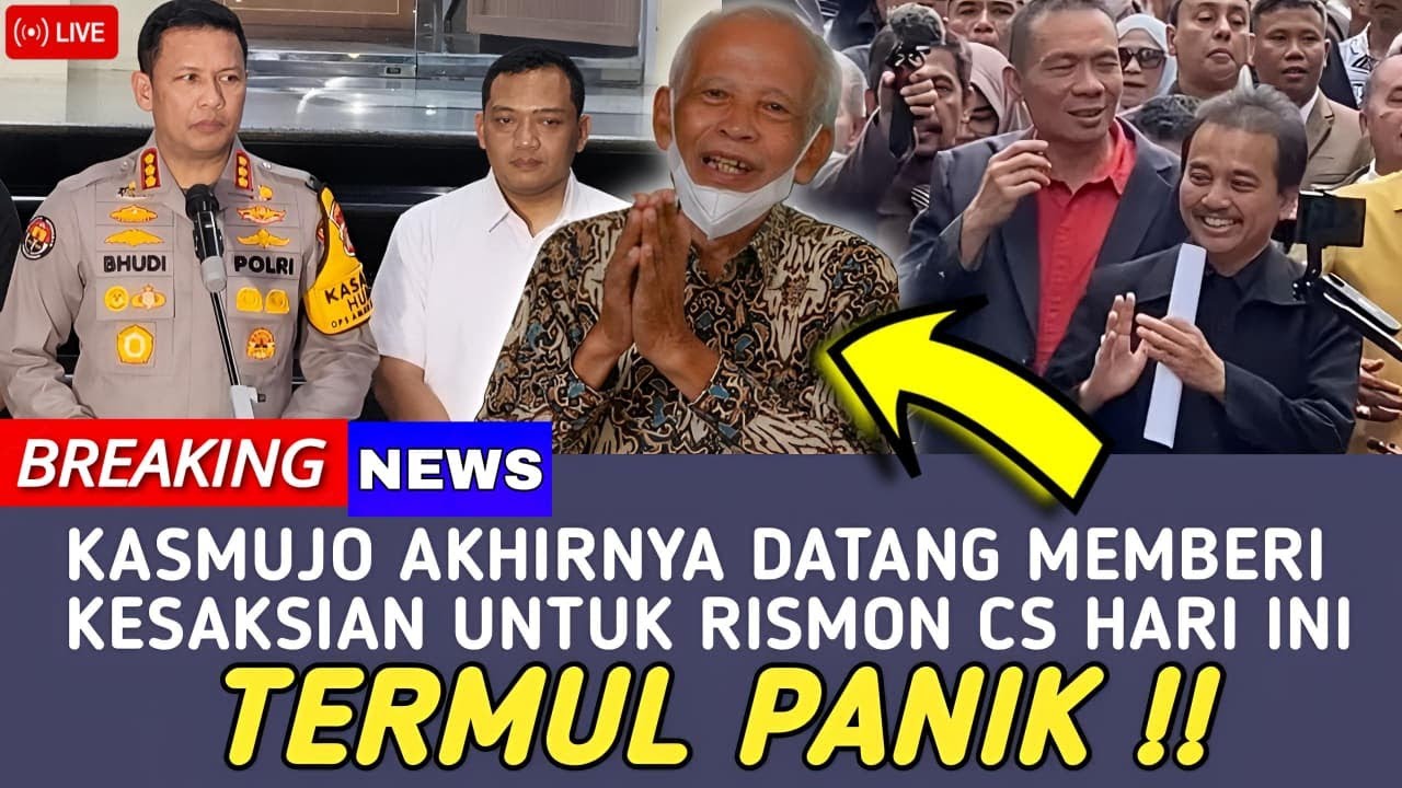 GEGER !! KASMUJO HARUS DI HADIRKAN UNTUK MENJADI SAKSI KUNCI RISMON CS TERKAIT IJAZAH PALSU JOKOWI
