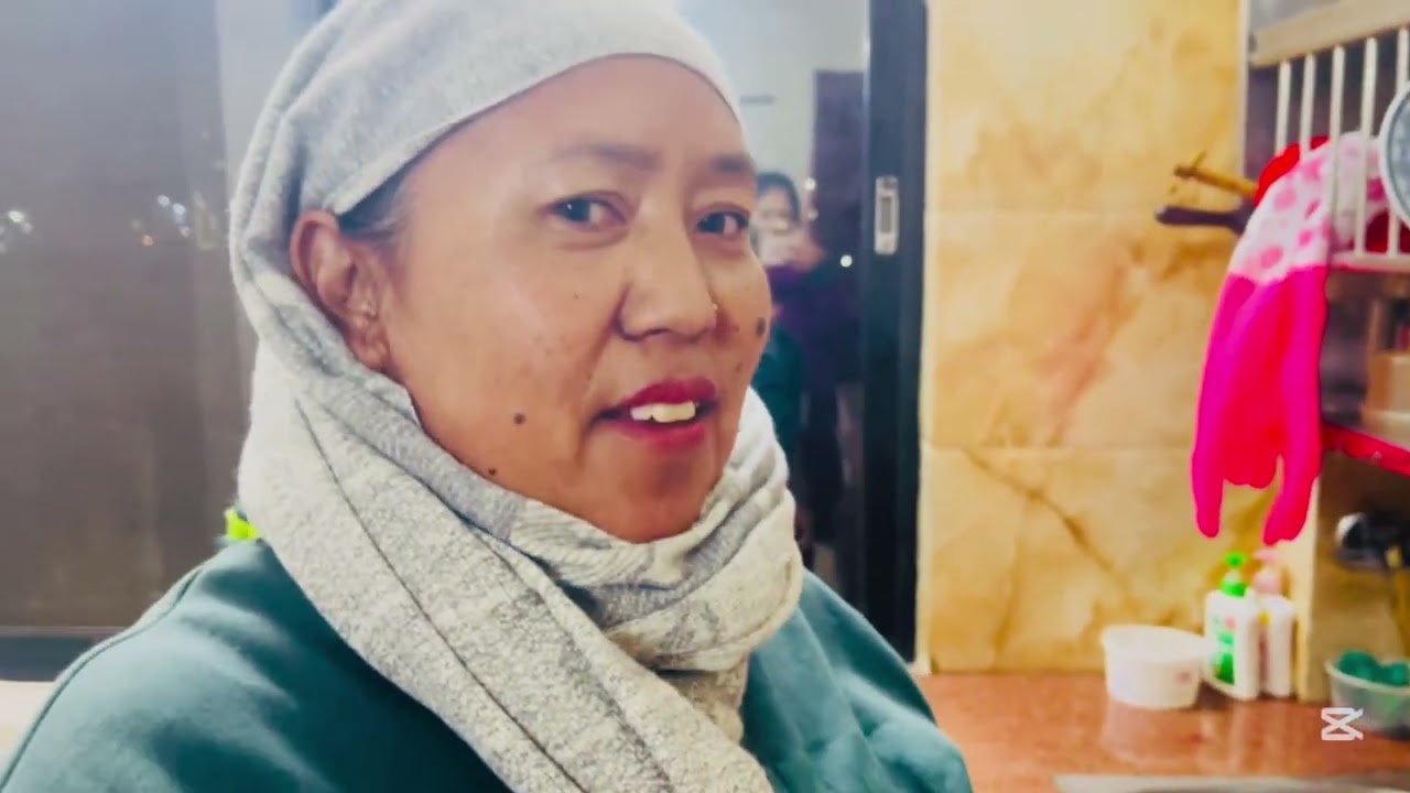 Enjoying Traditional Dhido with Sisnu Mero Didi ko ghar Ma // Authentic Nepali Taste
