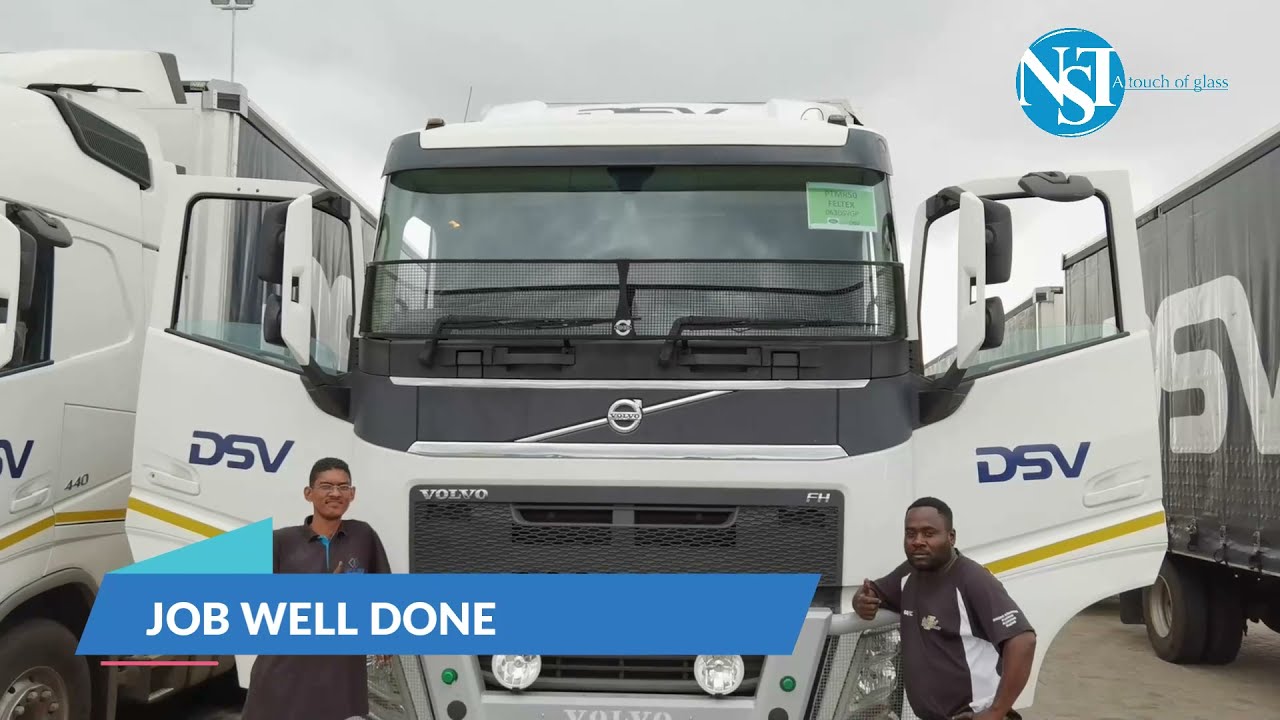 Windscreen Replacement on a Volvo Truck