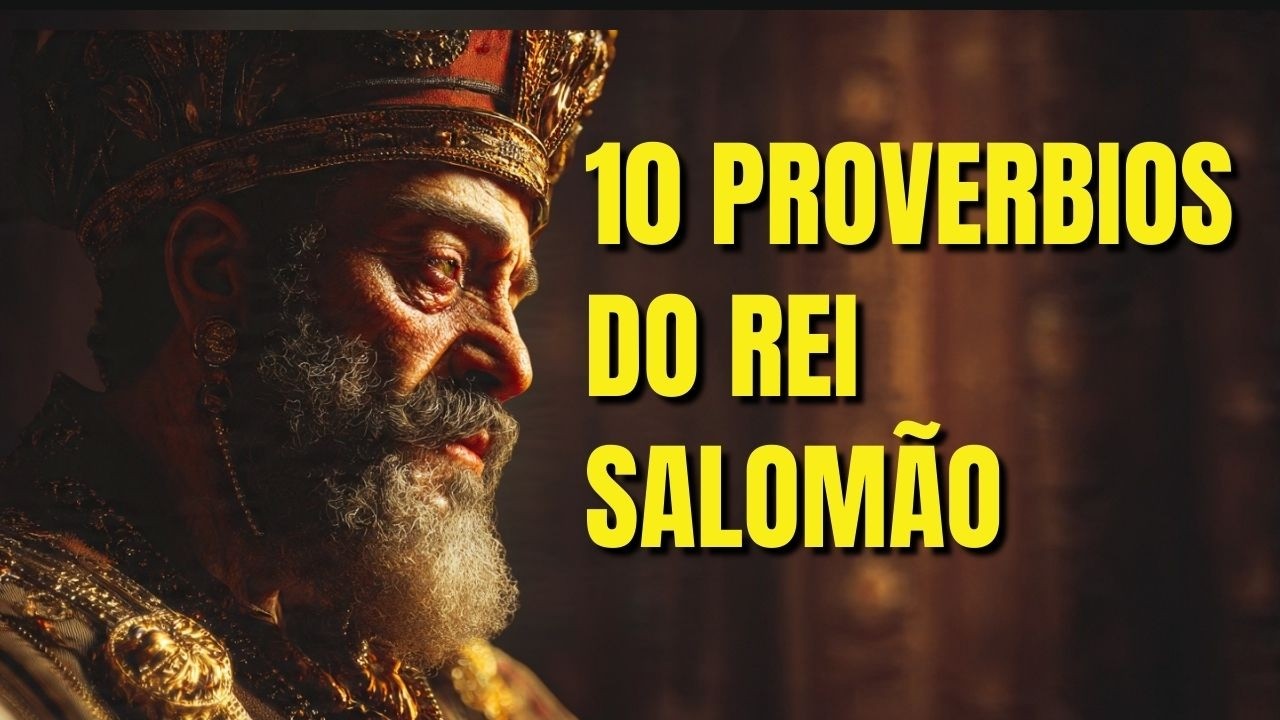 CONHEÇA estes  10 melhores PROVERBIOS de SALOMÂO e  TENHA SABEDORIA para VIVER