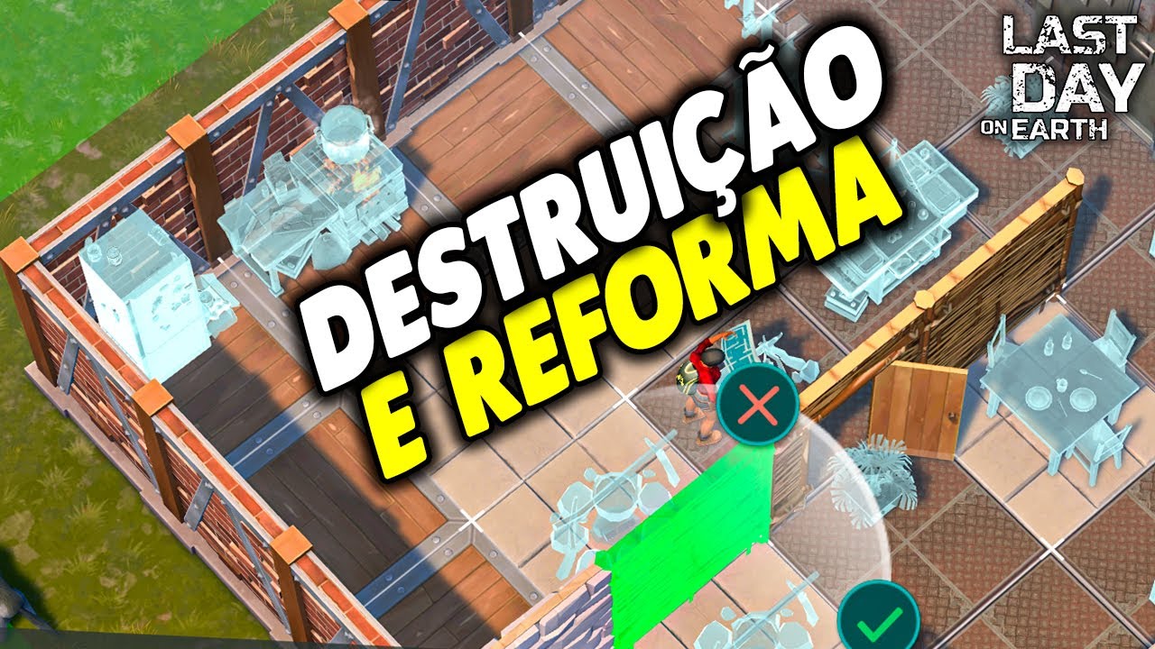 INICIAMOS A DESTRUI&Ccedil;&Atilde;O E A REFORMA DA NOVA BASE - Last Day On Earth
