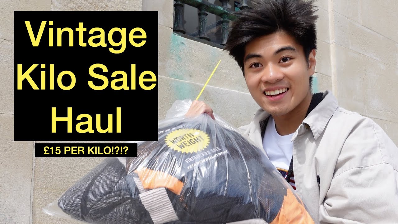 Vintage Shopping/Thrifting - Vintage Kilo Sale + Try on Haul