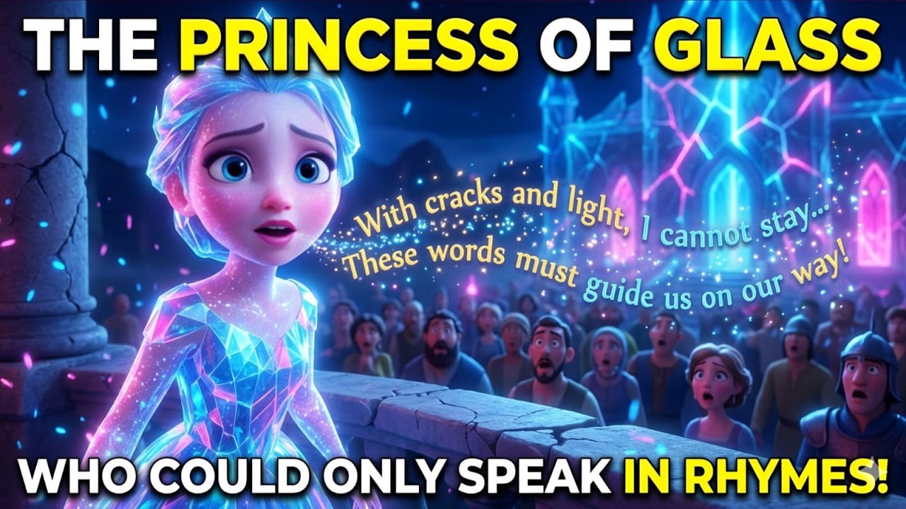 The Princess of Glass, She Could Only Speak in Rhymes!  | Stories for Teenagers |English Fairy Tale
