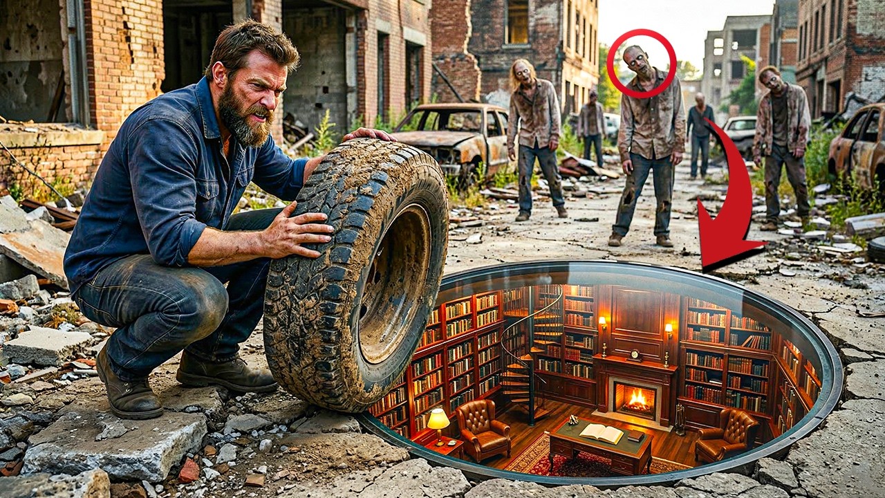 I Built an INVISIBLE $100,000,000 Bunker to Survive the ZOMBIE WAR (ASMR) 🤫🏙️🧟‍♂️