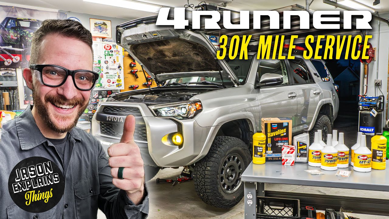 Toyota 4Runner 30 000 миль: РУКОВОДСТВО ПО ОСНОВНОМУ ОБСЛУЖИВАНИЮ СВОИМИ РУКАМИ!