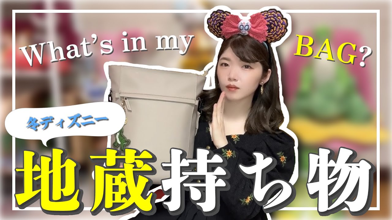 【冬ディズニー持ち物】来週からビリーヴ！始まるし地蔵する時必要な持ち物紹介するゾ！
