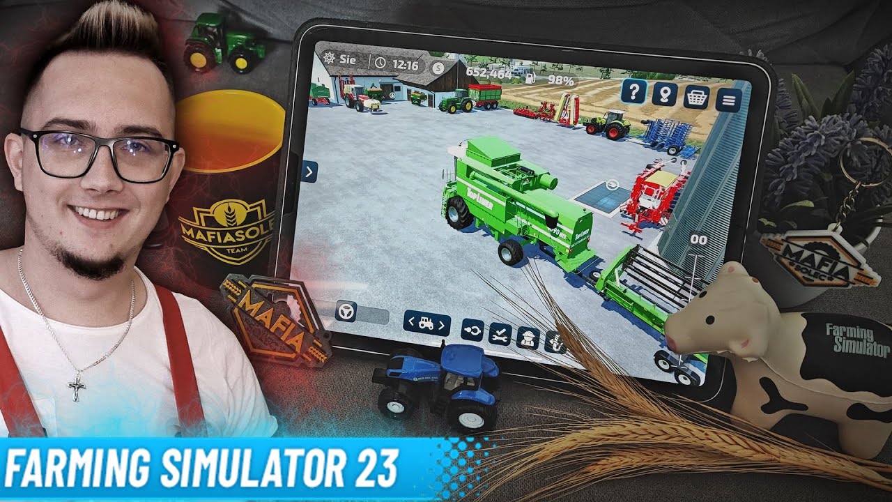 Farming Simulator 23 MOBILE 😍 Gra Rolnicza Na Telefon 😱 Prezentacja Gospodarstwa & Żniwa 🌱MafiaSolec