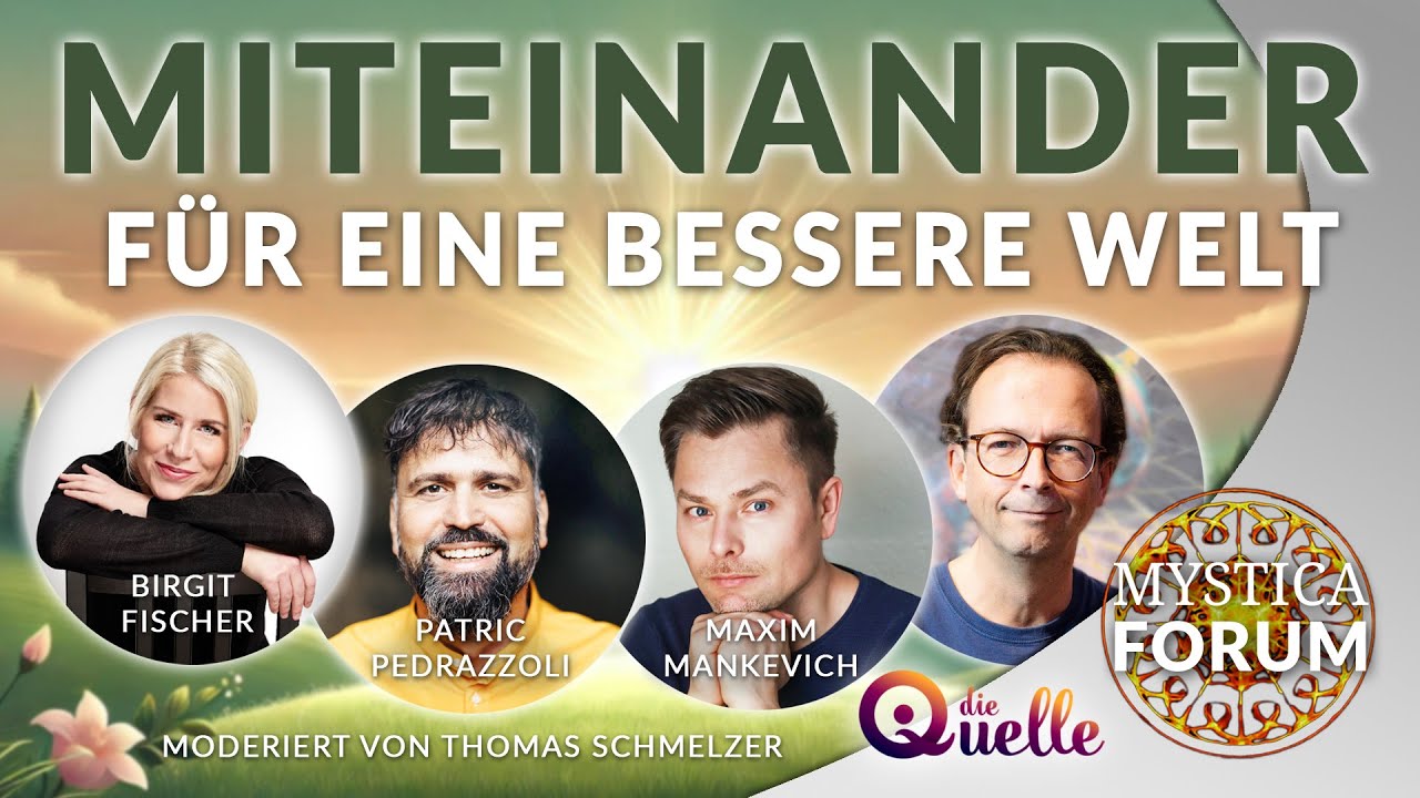 Birgit Fischer, Maxim Mankevich & Patric Pedrazzoli: Miteinander f&uuml;r eine bessere Welt | MYSTICA.TV