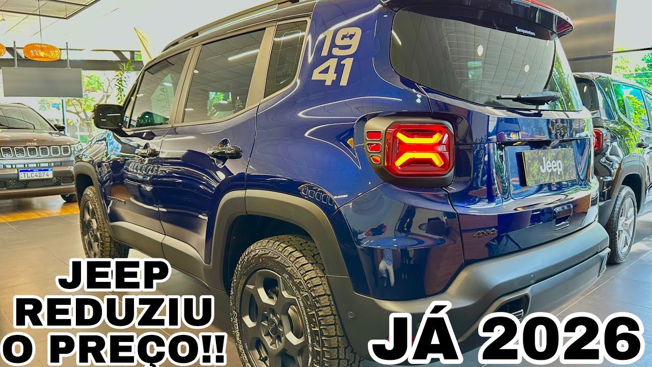 NOVO JEEP RENEGADE WILLYS 1.3 TURBO 4x4 2026 |  MAIS BARATO QUE TCROSS HIGHLINE!!