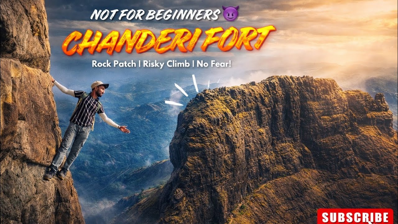 Chanderi Fort Trek 😱 | Maharashtra’s Most Dangerous Trek 🔥 | Toughest Trek of My Life 🥵