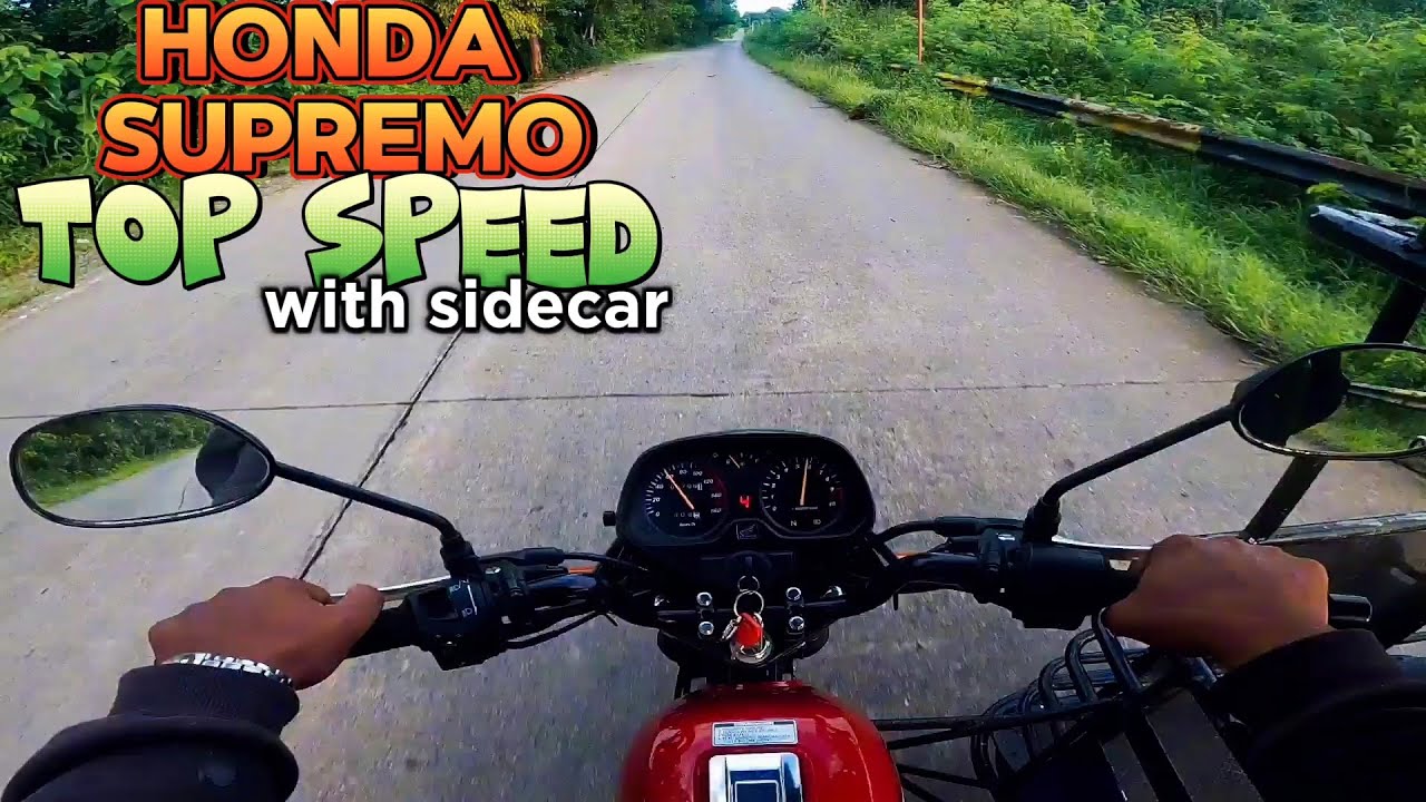 Ep300: HONDA SUPREMO TOP SPEED W/ SIDE CAR || HANEP SA LAKAS KAHIT MAY KULONG KULONG