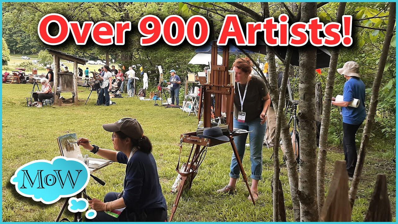 Painting with 100's of Other Artists. Plein Air Convention and Expo 2024