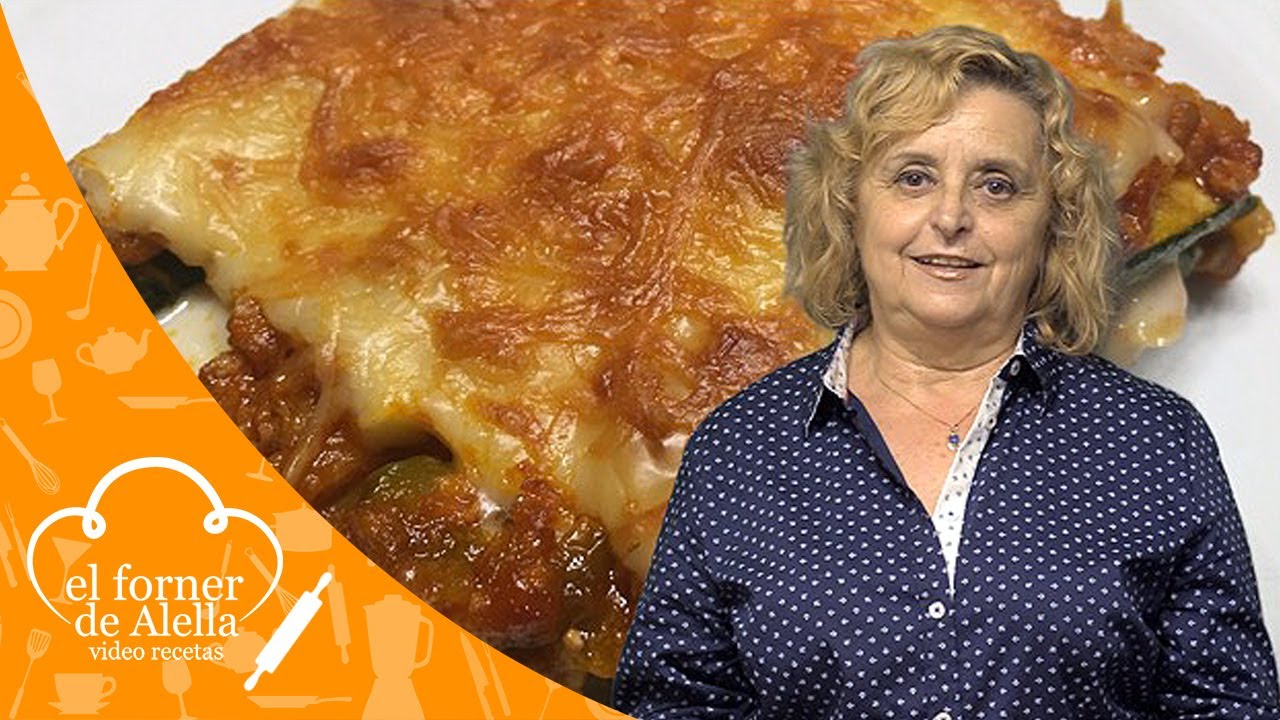 Lasaña de calabacines con atún y queso
