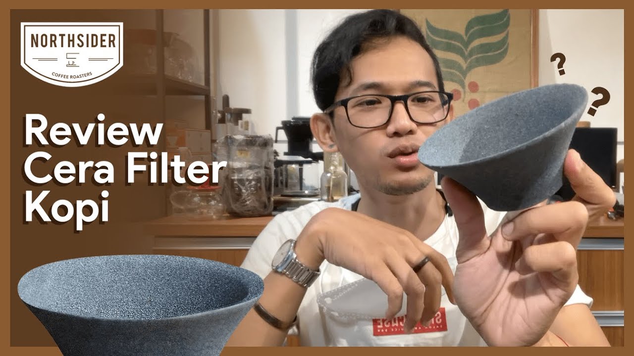 CERA DRIPPER KOPI FILTER TEH | COFFEE TEA FILTER FLAT BUTTOM PAPERLESS
