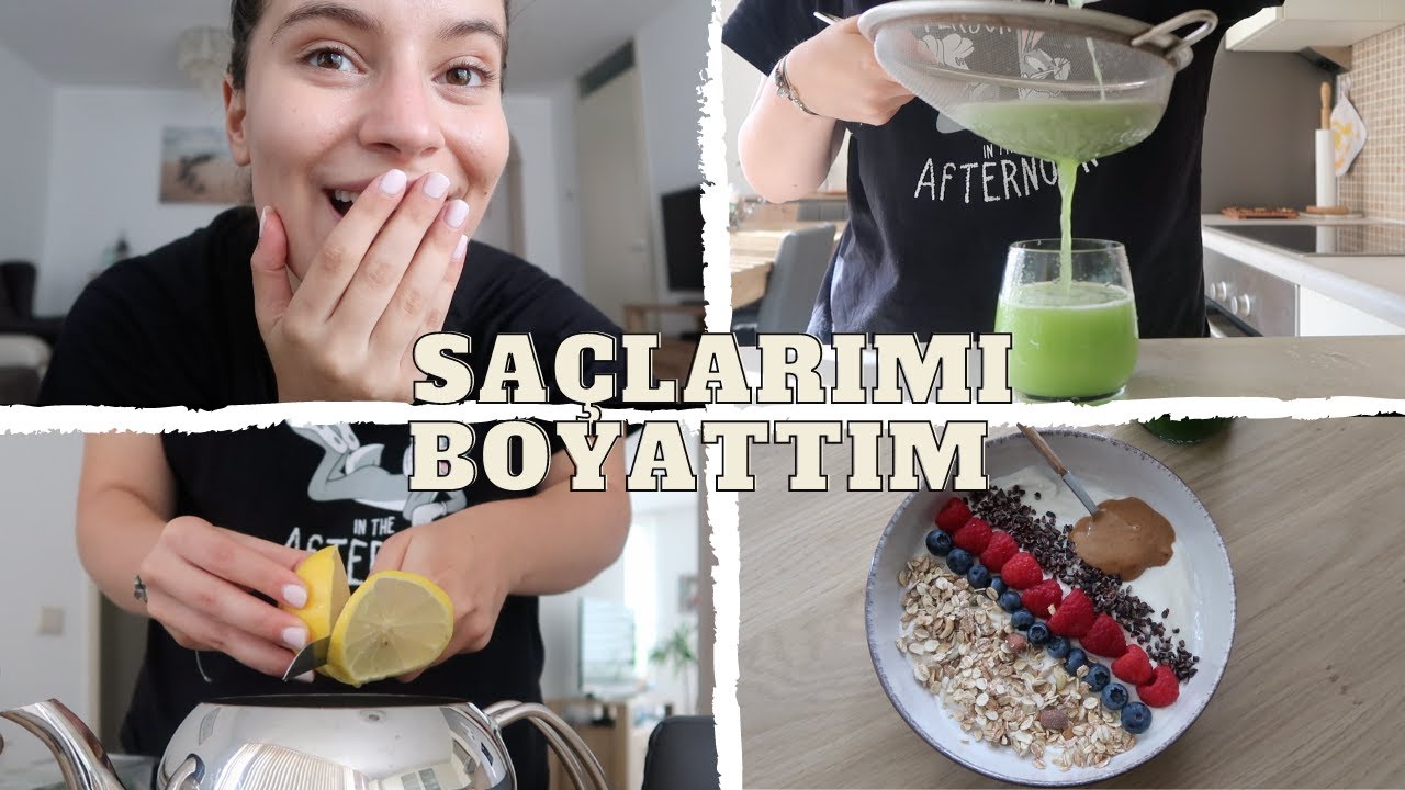 İlk Kez Saçlarımı Boyattım! Tatilden Döndüm, Türkiye’den Neler Aldım?Özlenen Rutinler, Detoks Tarifi