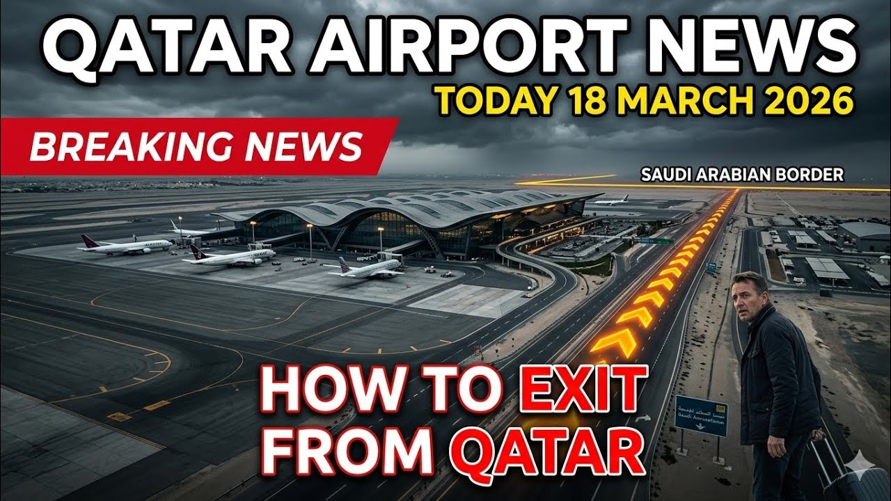 Qatar Airport news today 18 March 2026 Emergency Exit via Saudi Arabia Route Explained