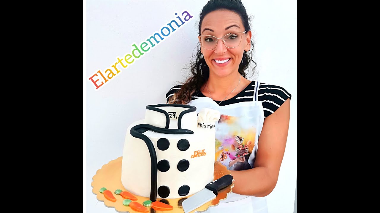👔C&Oacute;MO HAC&Eacute;R CUELLO DE CAMISA👔FONDANT. HOW TO MAKE SHIRT COLLAR CAKE MONIA BASILE. ELARTEDEMONIA