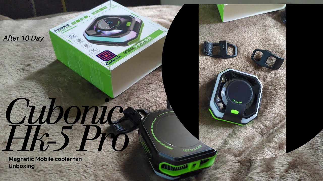 CUBONIC HK-5 PRO MOBILE COOLER #bgmi #gamer #cooler