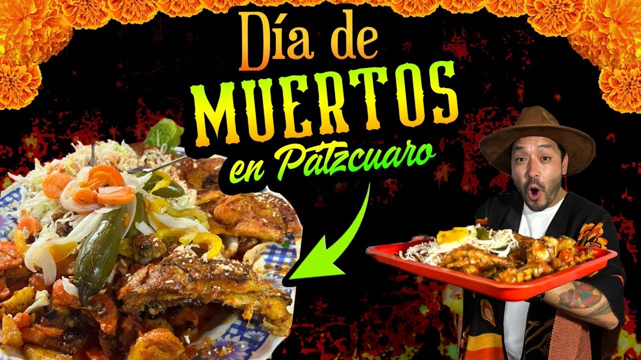 ENCHILADAS GIGANTES en Patzcuaro, Michoacán. ¿Qué comer en DÍA DE MUERTOS?
