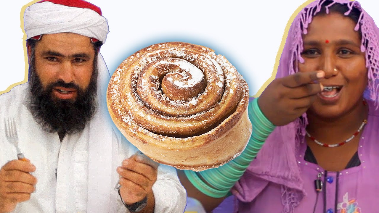 Tribal People Try Cinnamon Rolls For The First Time