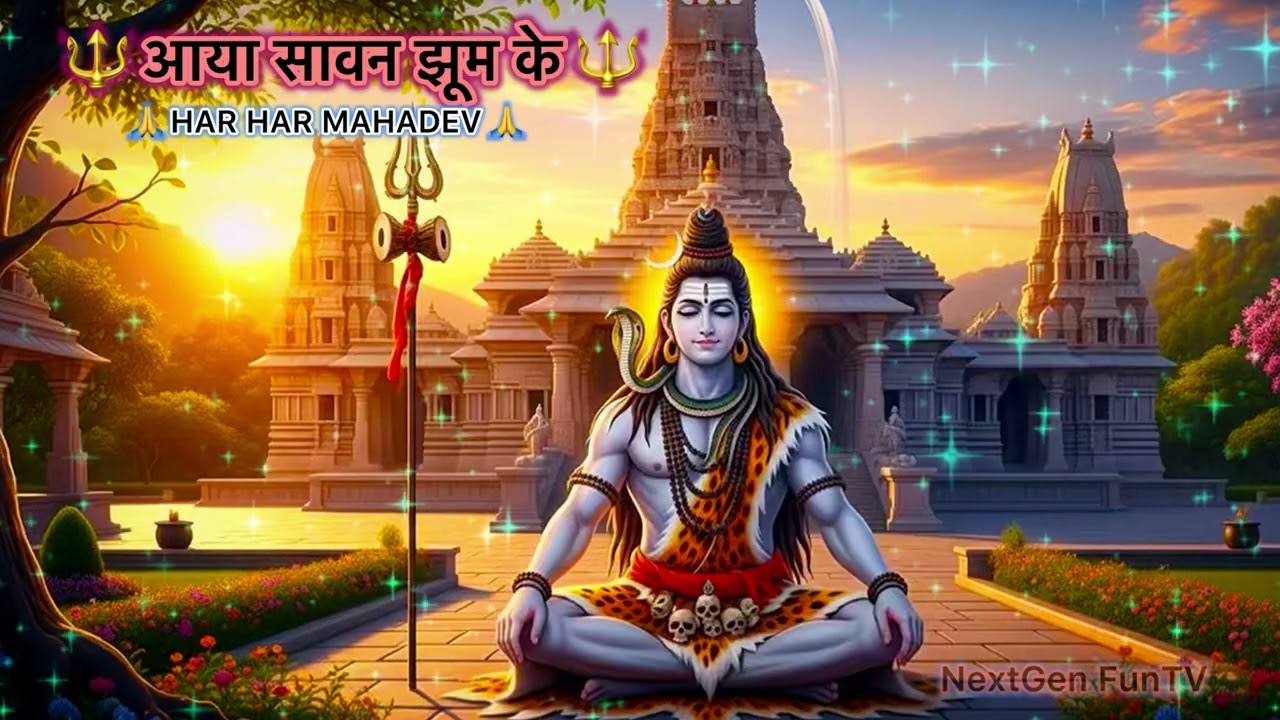 आया सावन झूम के | Bollywood Style Shiv Bhajan 2025 | Har Har Mahadev | Sawan Special Song