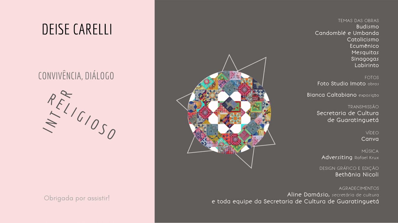 Di&aacute;logo Inter Religioso EXPOSI&Ccedil;&Atilde;O