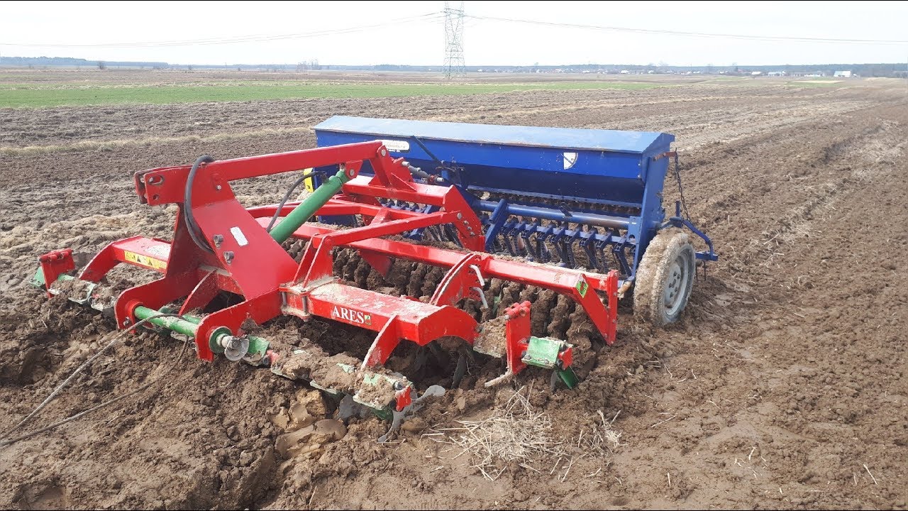 Mokry siew owsa 2018    /Wtopy/New Holland/Zetor/John Deere/