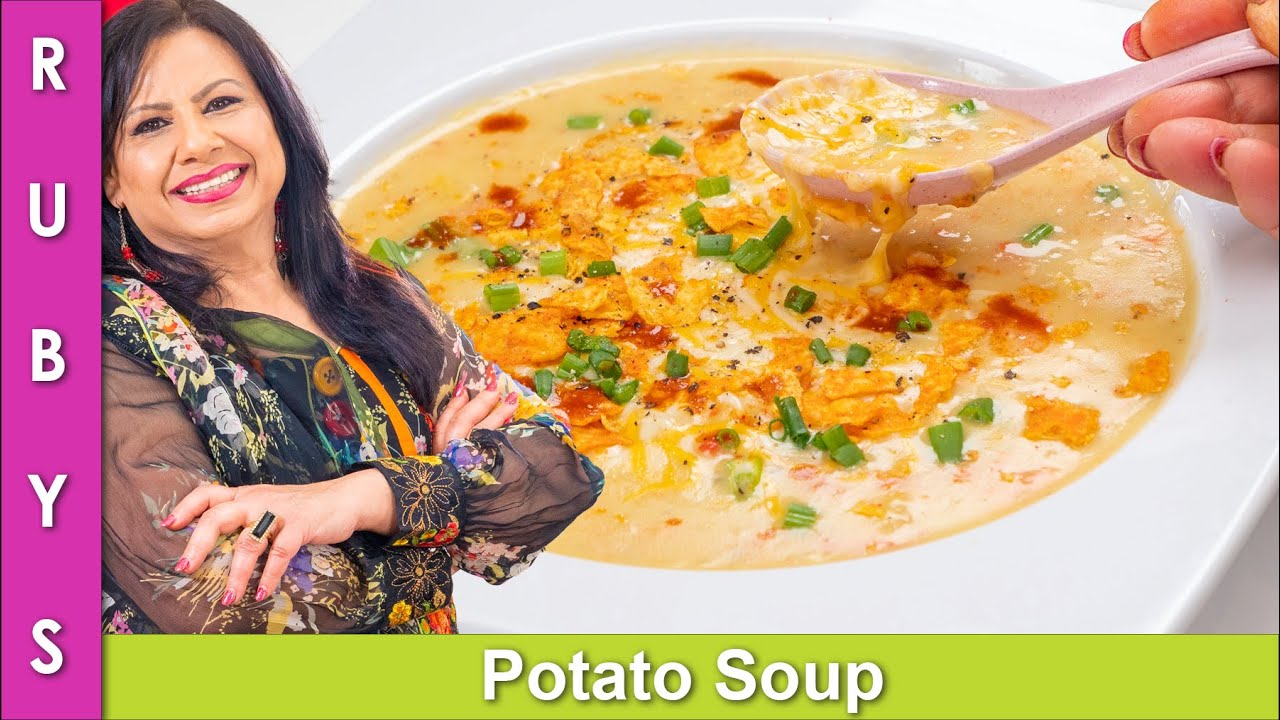 Aloo ya Potato ka Creamy & Delicious Soup Recipe in Urdu Hindi  - RKK