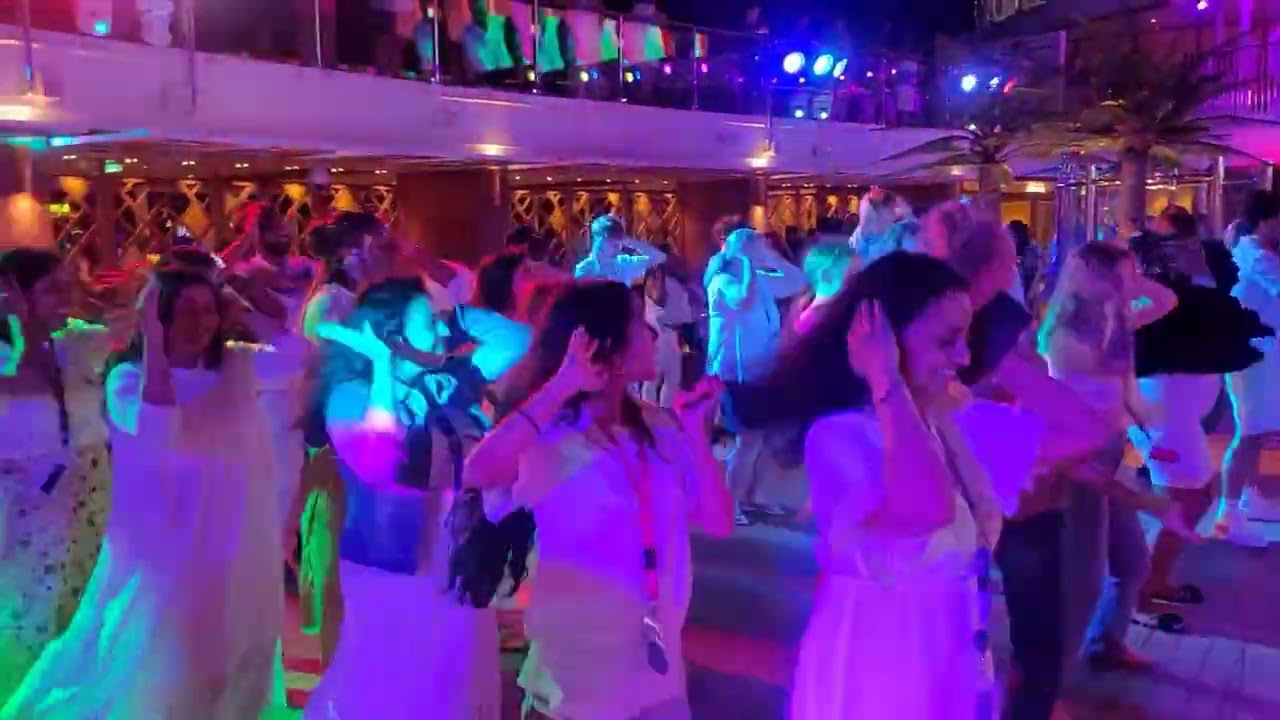 White Hot Night party at Carnival Celebration 7 Days Cruise (Nov 19-26, 2023)