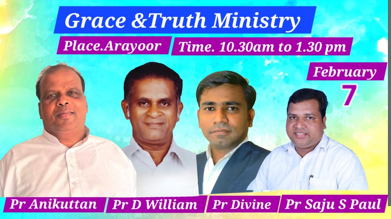 Grace & Truth Ministry  feb 7. 2026 morning meeting 