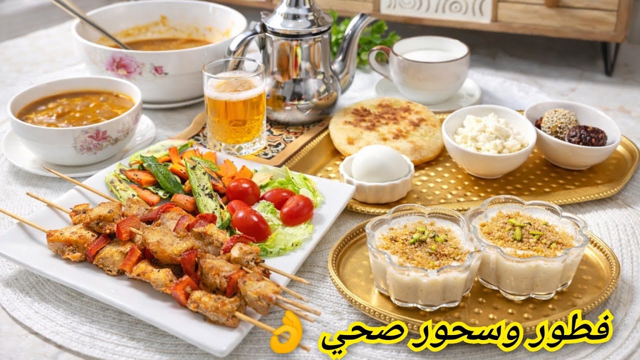 ✨أول فطور رمضان🌛 باقتراحات صحية متنوعة 👌 لوكارب 👌 اقتصادية ساهلة وبنينة 😋