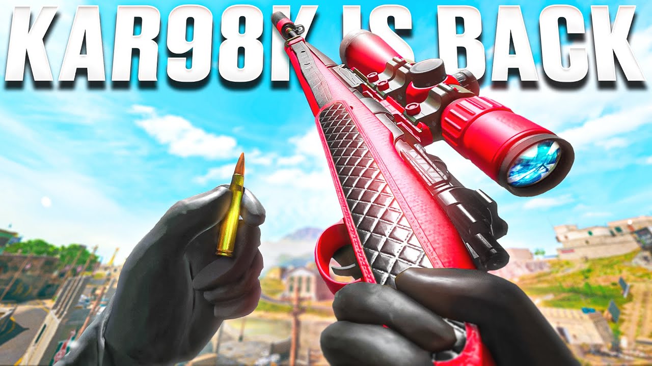 the KAR98K is BACK and BROKEN in WARZONE (BEST ONE SHOT SNIPER RIFLE SEASON 4)
