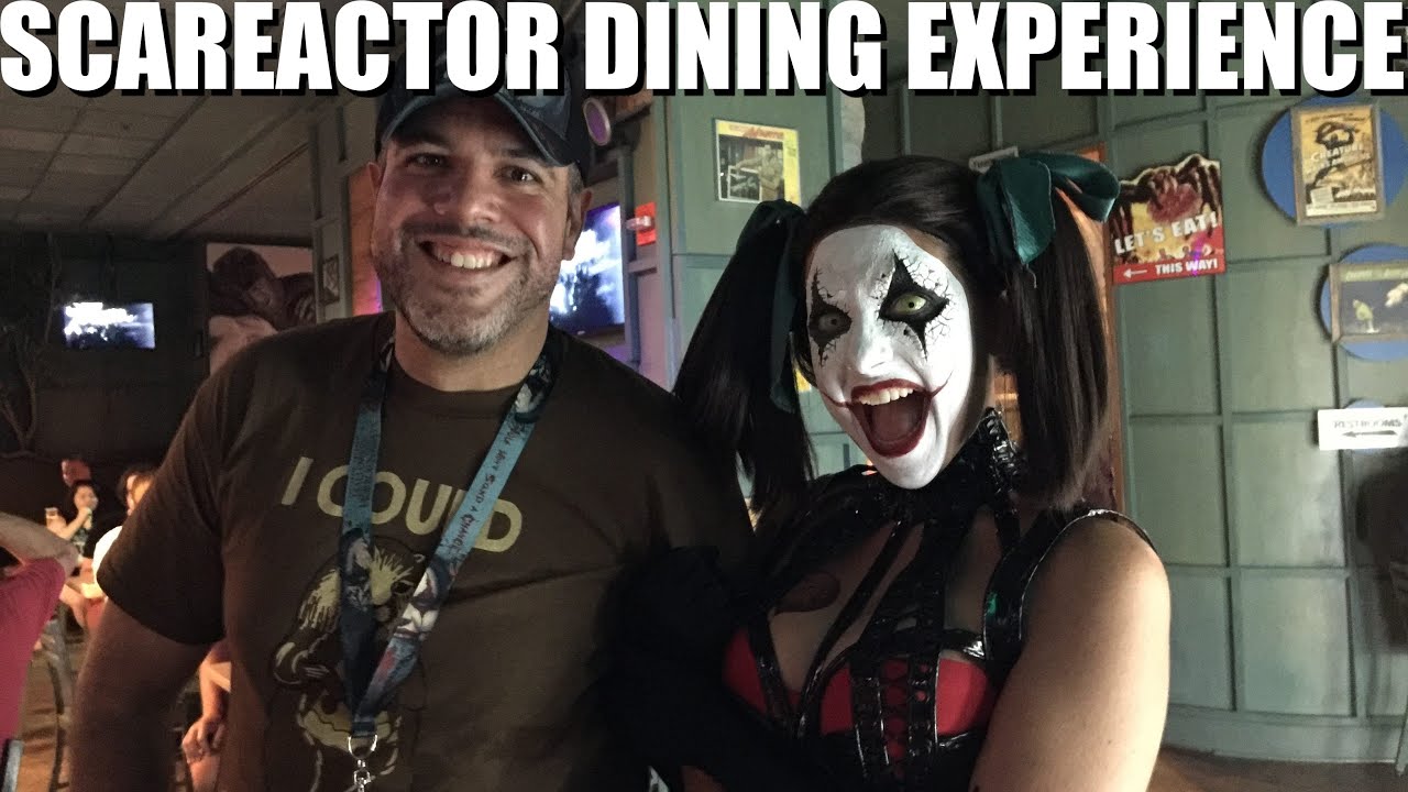 HHN26 Ужин в стиле Scareactor с Chance на вечеринках ужасов Halloween Horror Nights в Universal O...