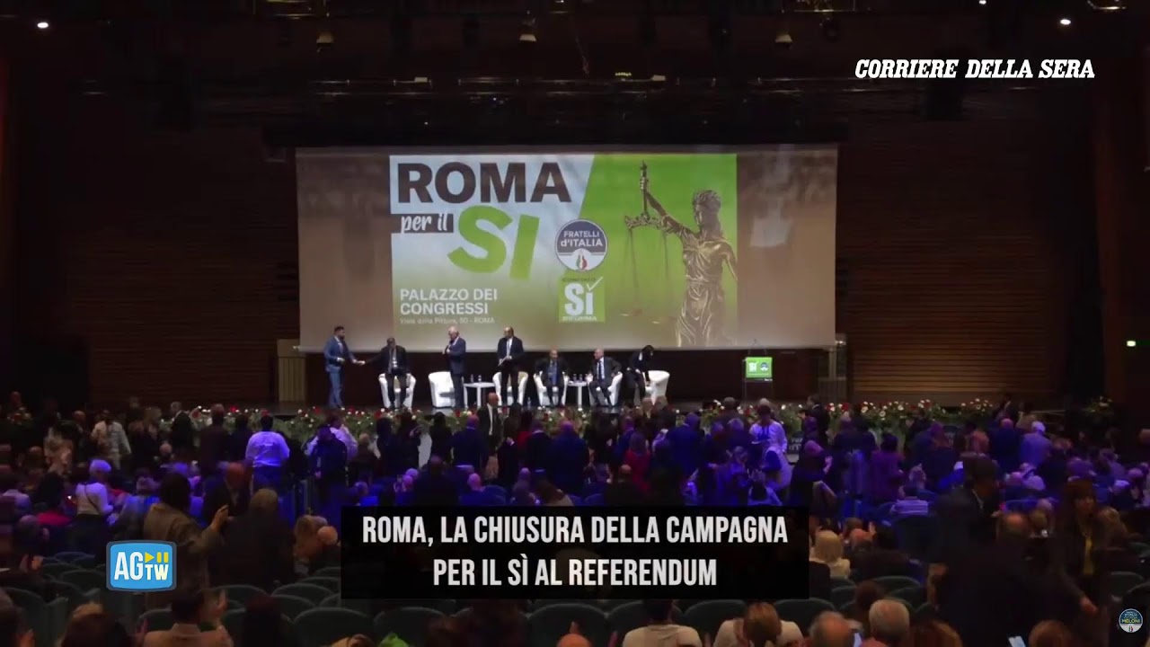 Roma, chiusura campagna Sì per referendum