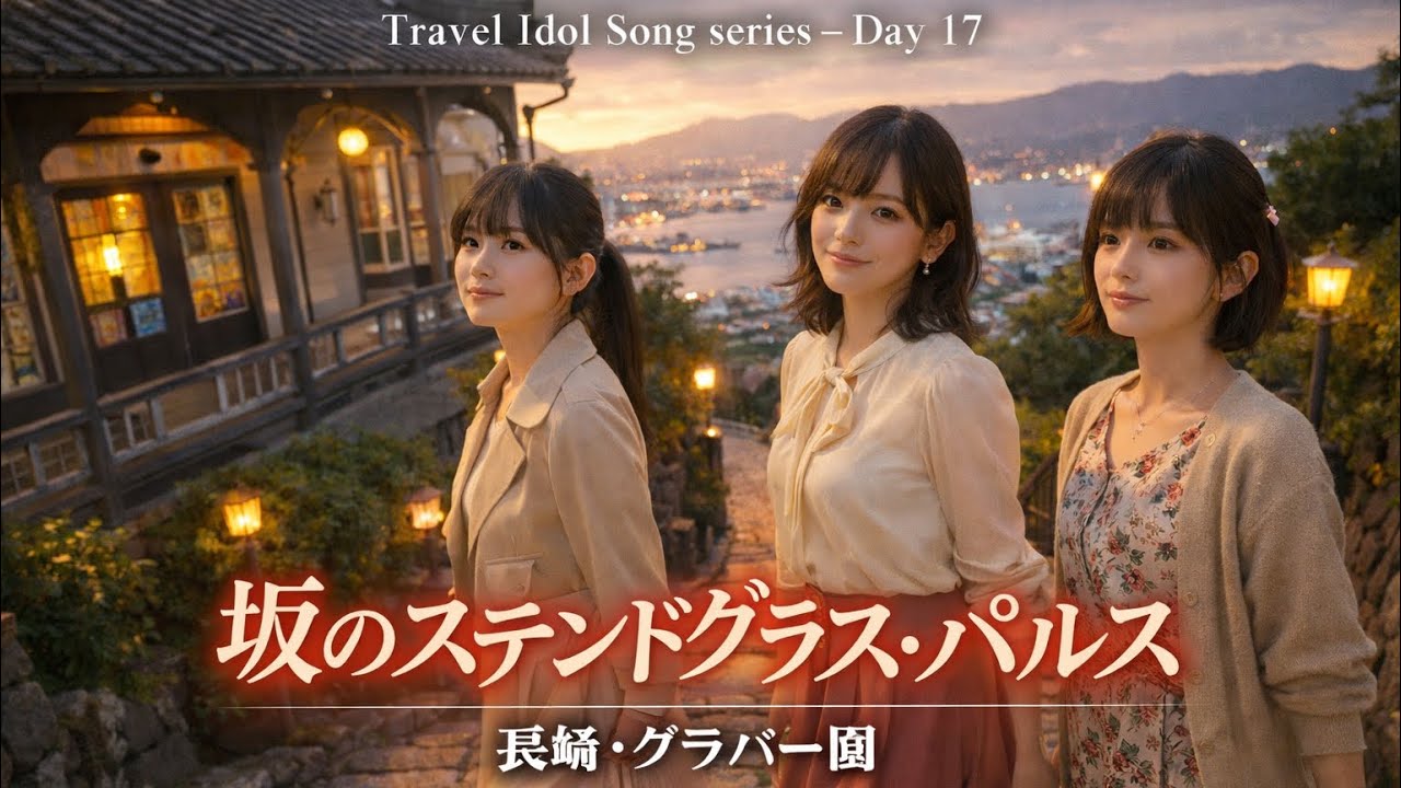 坂のステンドグラス・パルス｜Travel Idol Song series – Day 17（長崎・グラバー園）