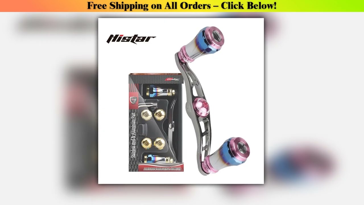 HISTAR Fishing Rocker Arm Ultra Light Aluminum Alloy Body Accessories 100mm Exquisite Metal Knob