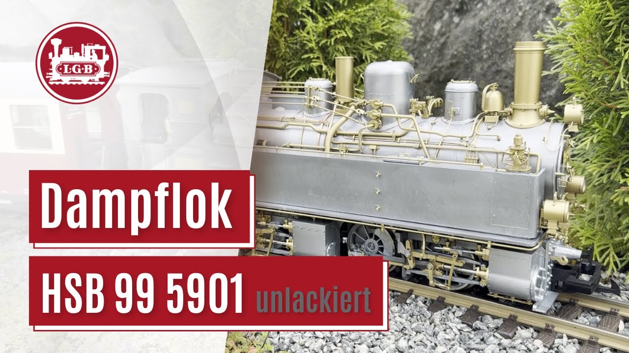LGB Modell | HSB Dampflokomotive 99 5901 (unlackiert) | 26591