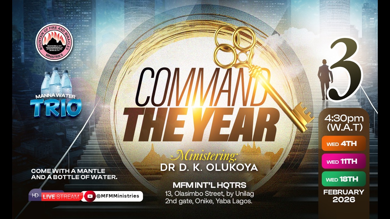 YORUBA | MFM MANNA WATER SERVICE 18-02-2026   - DR  D. K. OLUKOYA (G.O. MFM WORLDWIDE)
