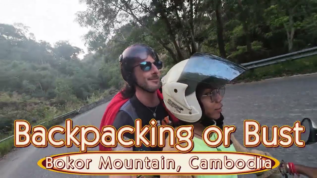 Info and a drive up Bokor Mountain with some tunes  in Kampot, Cambodia 2025  4K/60fps