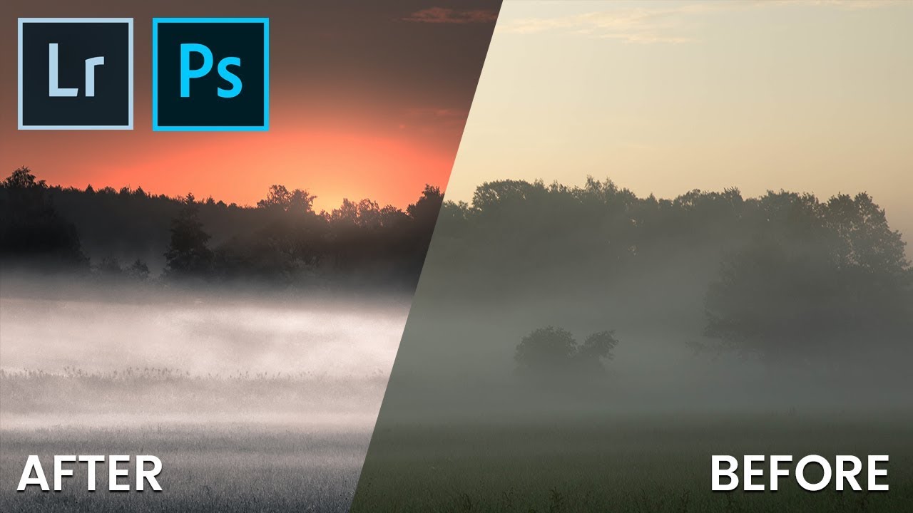 Foggy Landscape editing in Lightroom & Photoshop | QE #83