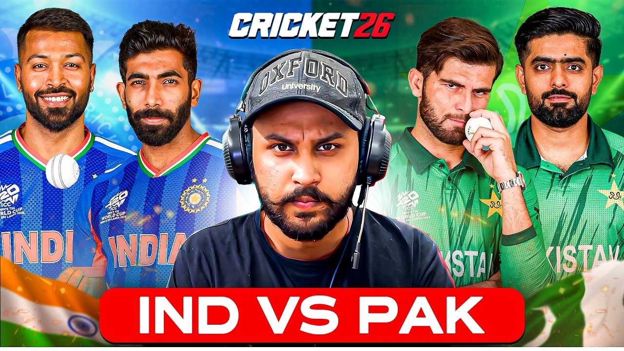 INDIA vs PAKISTAN | T20 World Cup 2026 3rd Match - Cricket 26