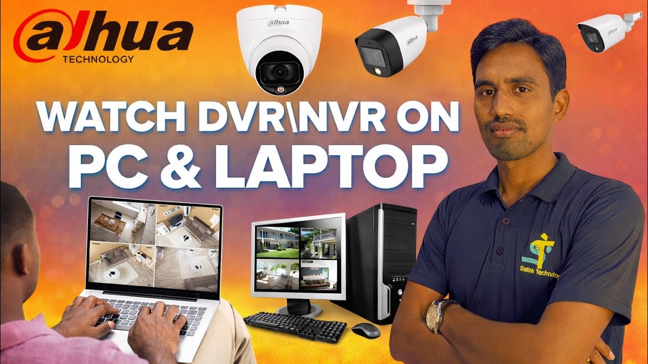 Dahua CCTV Cameras Live On PC & laptop 💻🔥
