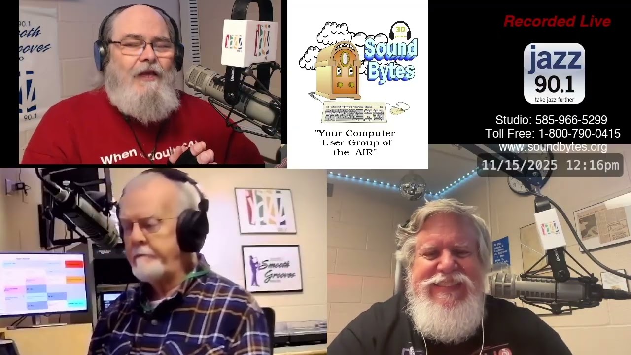 2025-11-15 Sound Bytes Radio Live - Audio Edit