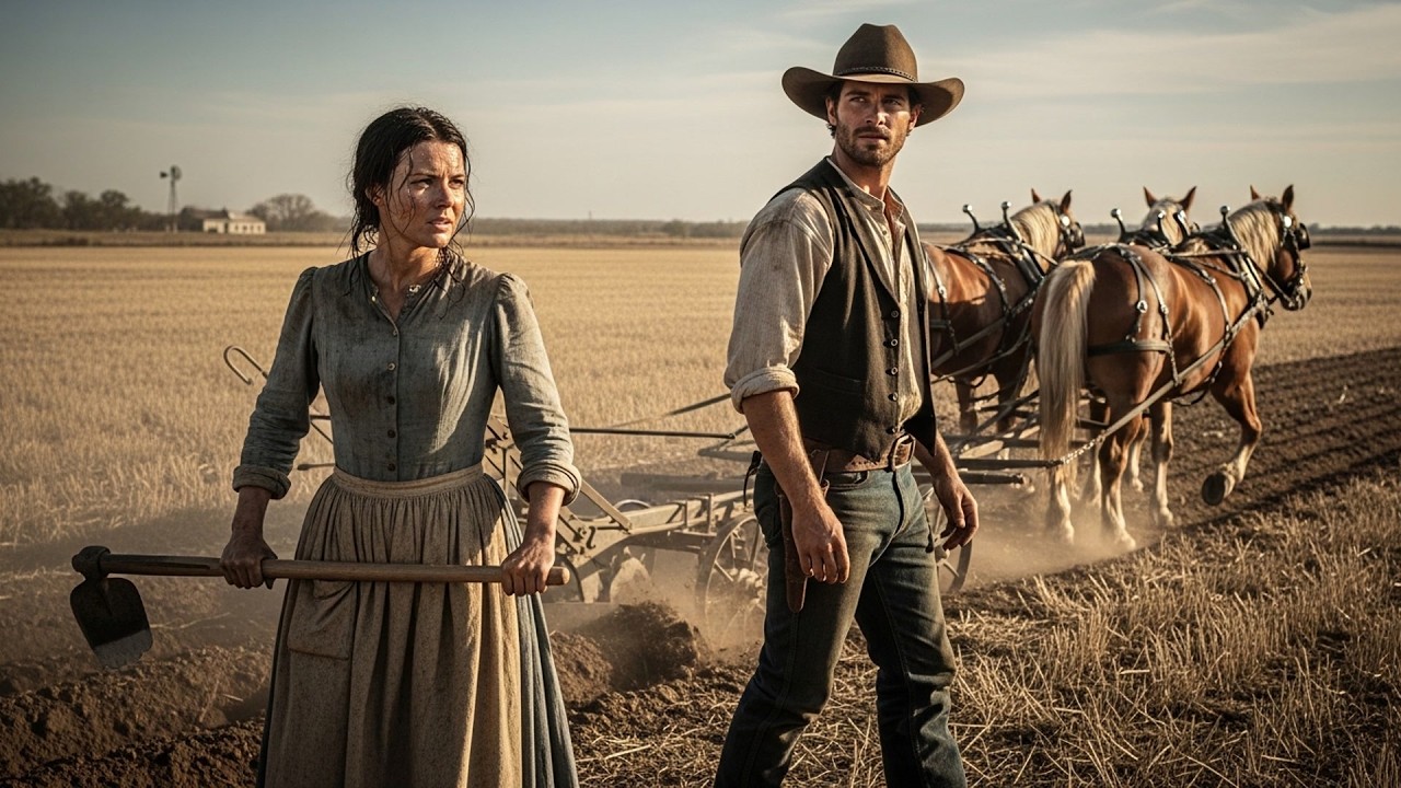 She Was Hoeing Fields That Stretched For Miles, A Cowboy Brought A Team Of Horses And Helped Her