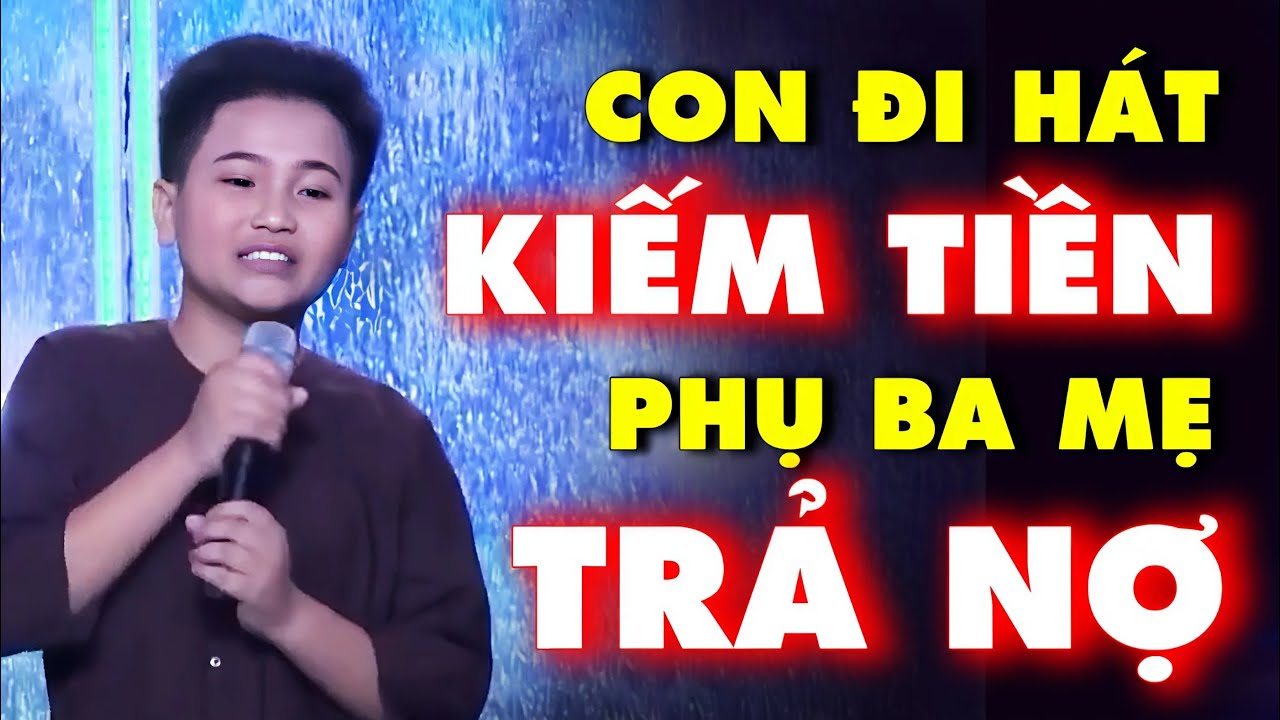 cậu bé CHĂN TRÂU cố gắng đi hát để KIẾM TIỀN PHỤ BA MẸ TRẢ NỢ khiến giám khảo xót xa | THVL Ca Nhạc