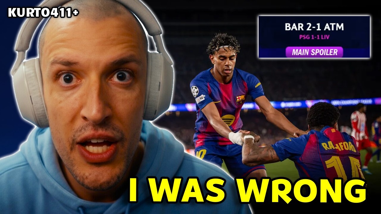 KURT0411 | BARCELONA 0-2 ATLETICO MADRID | PSG 2-0 LIVERPOOL BEST MOMENTS