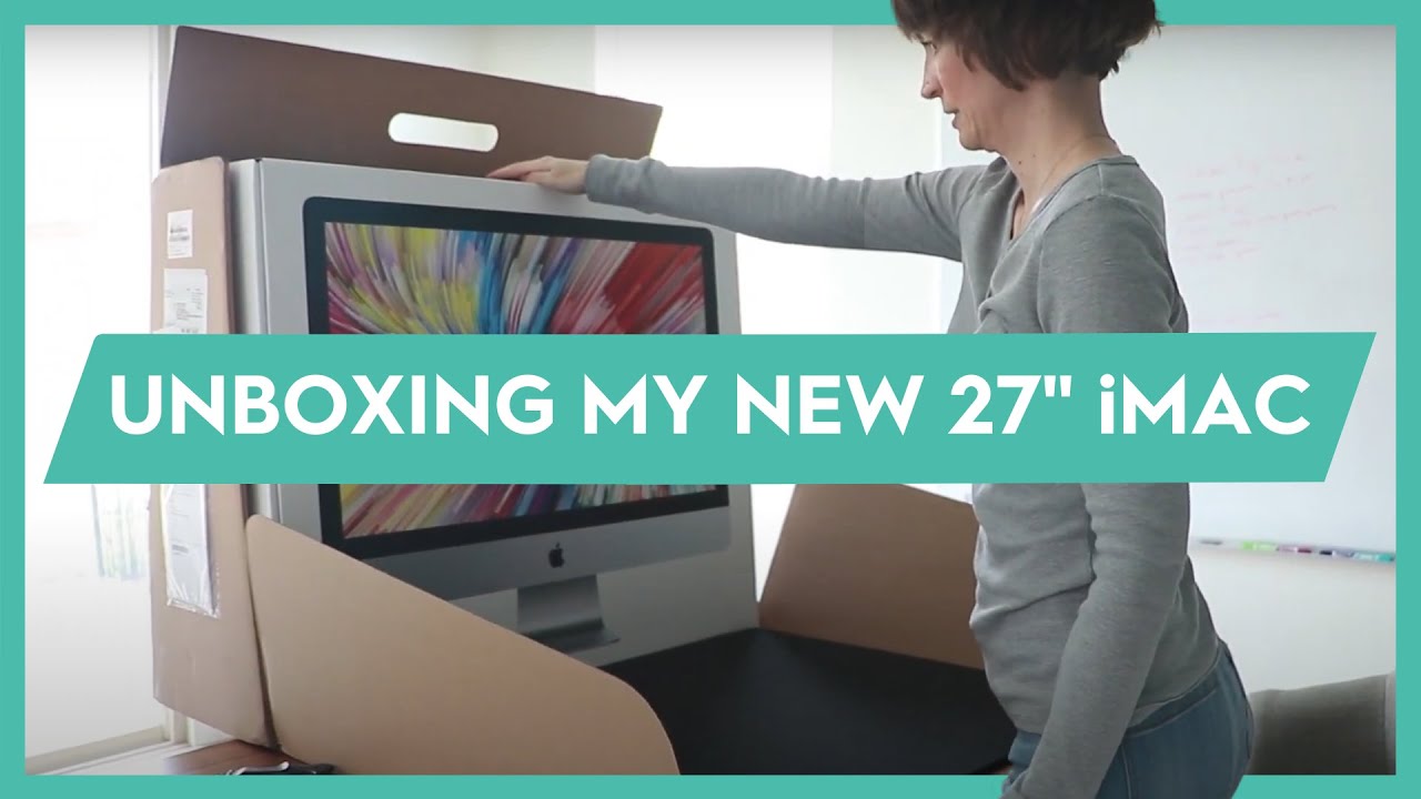 I’M FINALLY UPGRADING! Unboxing the New iMac 27 inch 2020 (2021?) + Customization