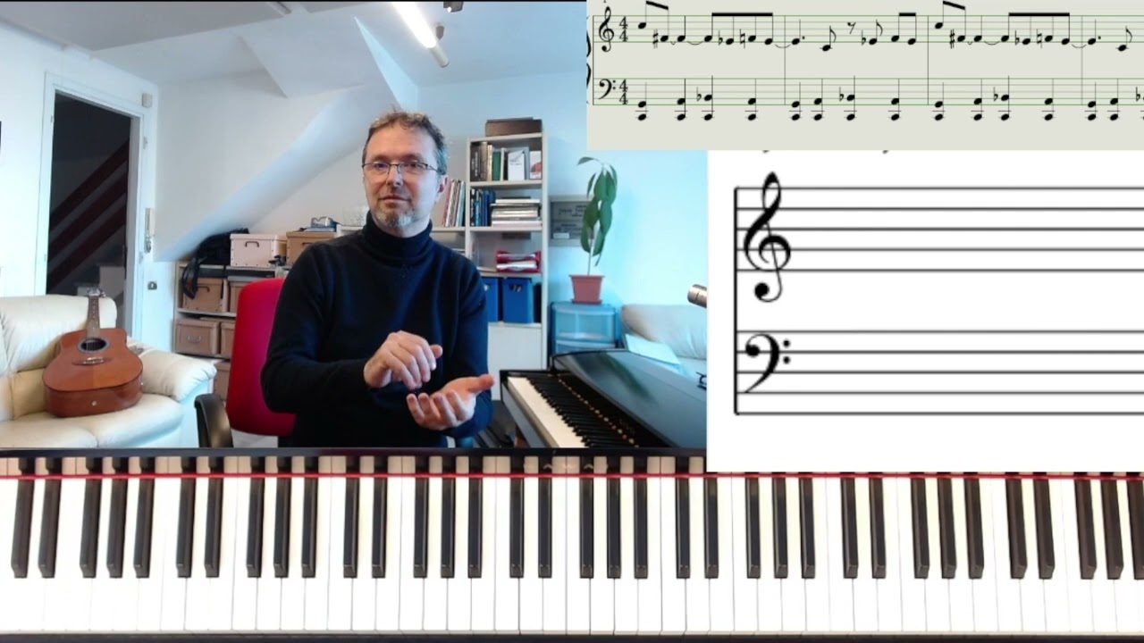 Come fare una semplice improvvisazione blues al pianoforte - Seconda Parte